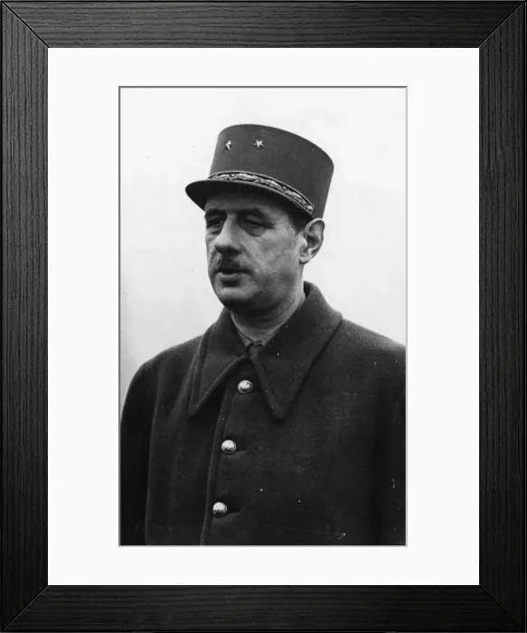 Framed Print : Charles de Gaulle