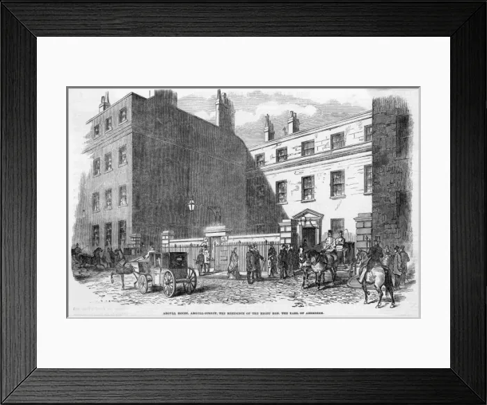 Framed Print : London Argyll House Framed Print : London Argyll House