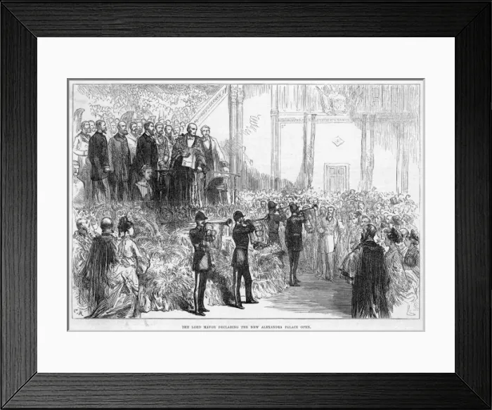 Framed Print : Alex Palace Opened Framed Print : Alex Palace Opened