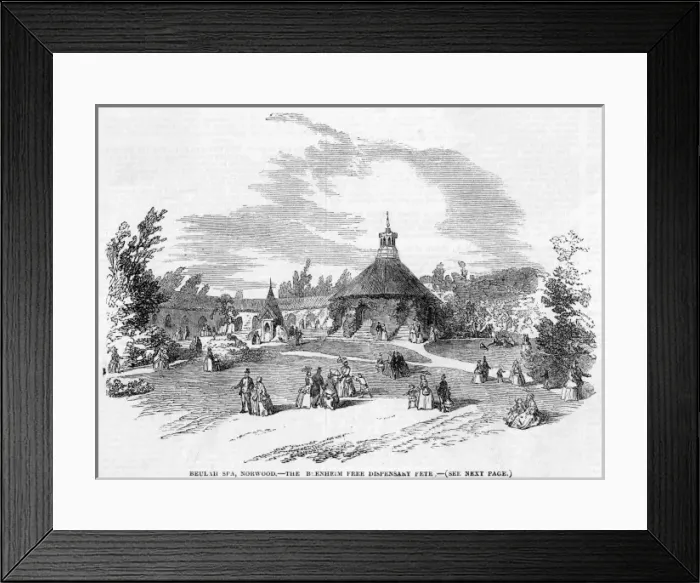 Framed Print : London Beulah Spa Framed Print : London Beulah Spa