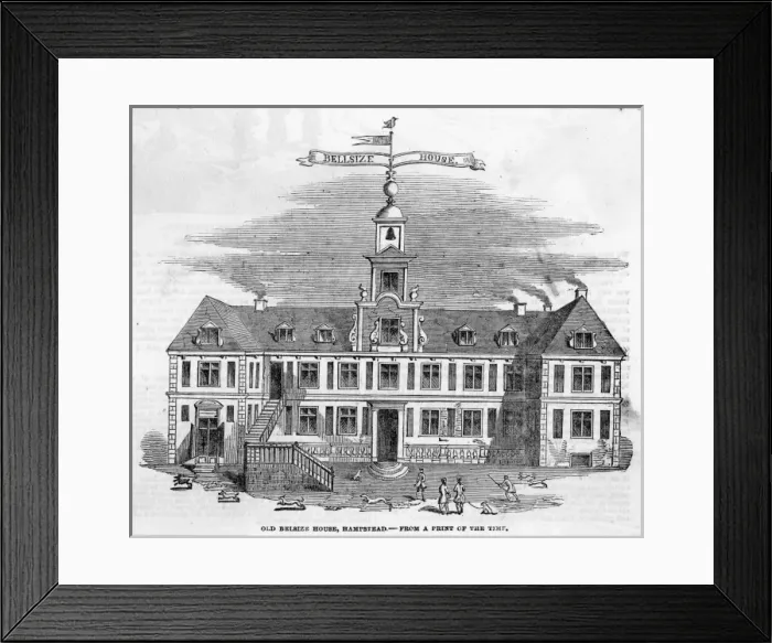 Framed Print : Old Belsize House