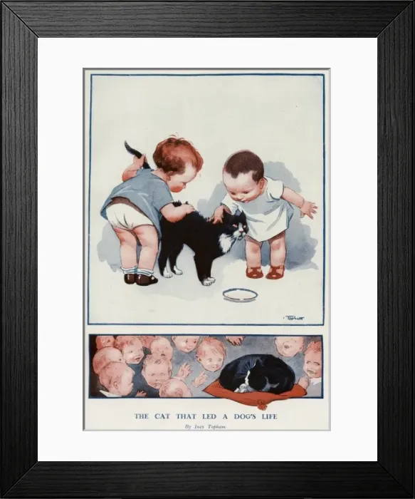 Framed Print : The cat that lead a dogs life Framed Print : The cat that lead a dogs life