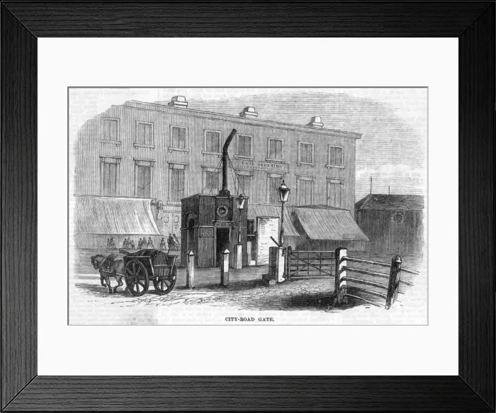 Framed Print : City Road Gate Framed Print : City Road Gate