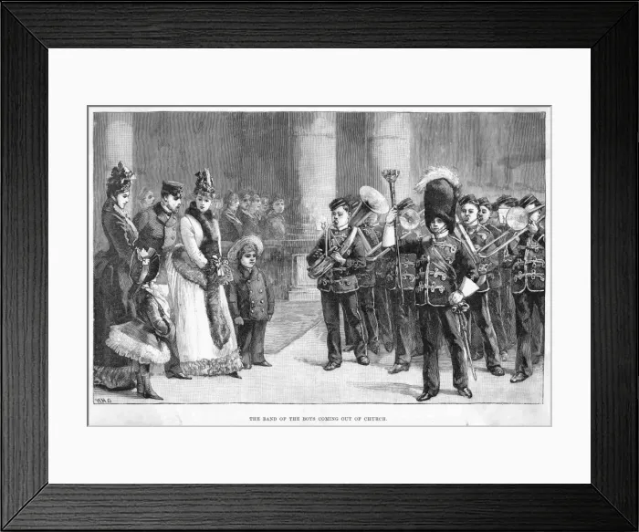 Framed Print : Naval Cadets Band Framed Print : Naval Cadets Band