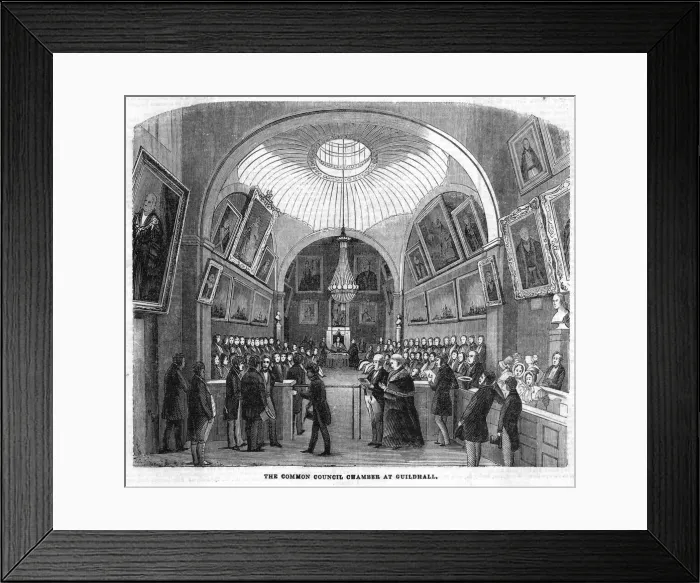 Framed Print : Guildhall Chamber Framed Print : Guildhall Chamber