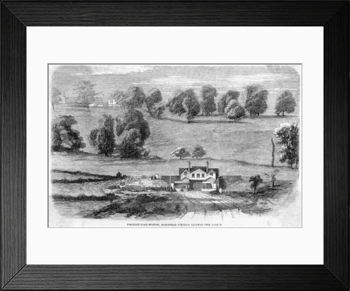Framed Print : Finchley Road Stn Framed Print : Finchley Road Stn