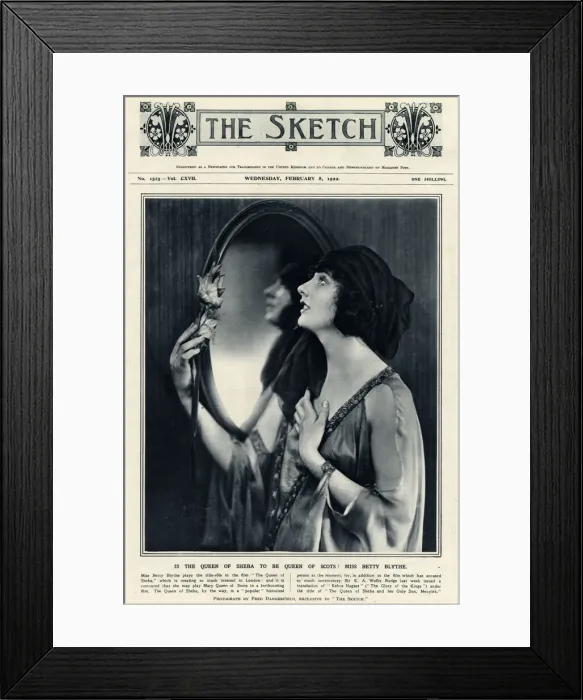 Framed Print : Betty Blythe in 1922 Framed Print : Betty Blythe in 1922