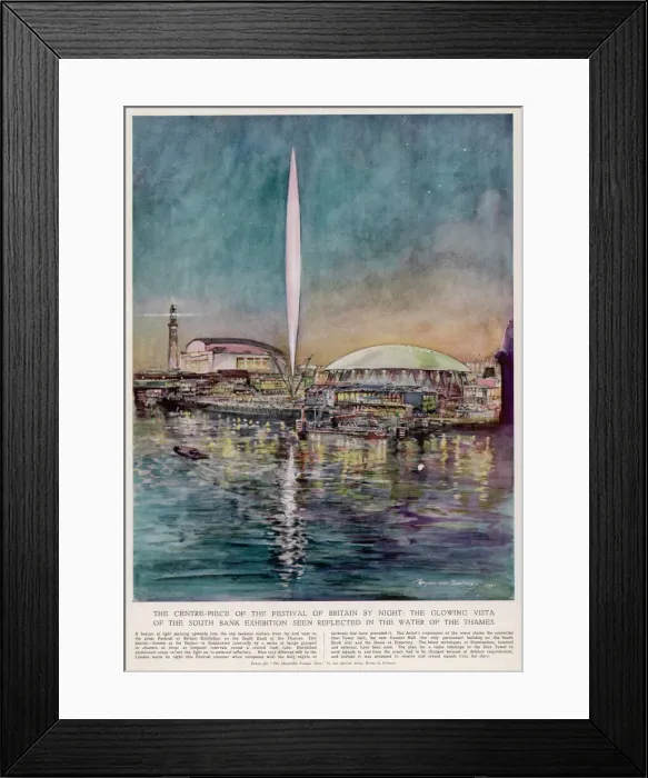 Framed Print : Festival of Britain Framed Print : Festival of Britain