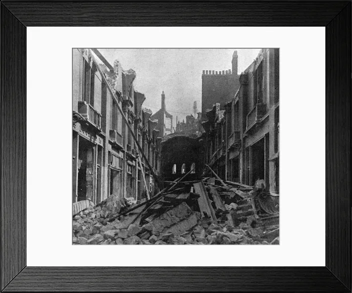 Framed Print : Lowther Arcade Demolish Framed Print : Lowther Arcade Demolish