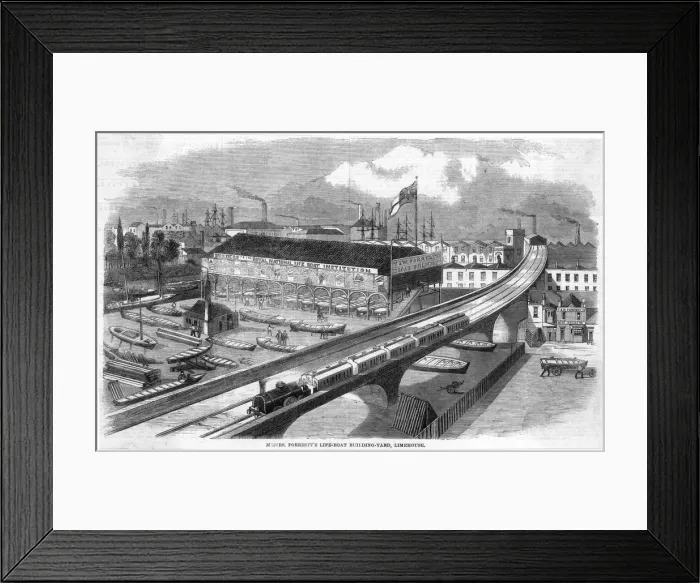 Framed Print : Limehouse Boatyard Etc Framed Print : Limehouse Boatyard Etc