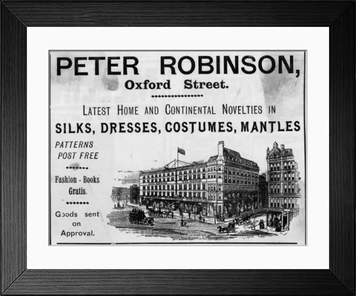 Framed Print : Oxford Street Store