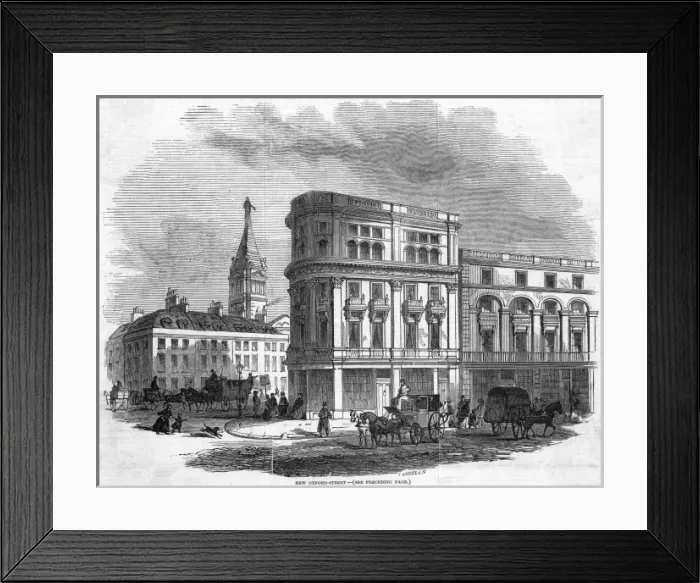 Framed Print : New Oxford Street Framed Print : New Oxford Street