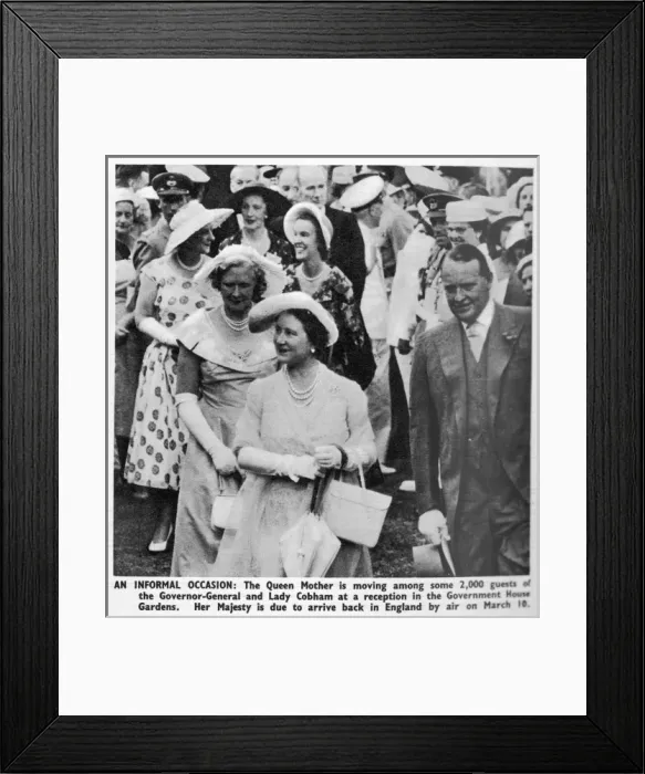 Framed Print : Queen Mother  /  New Zealand