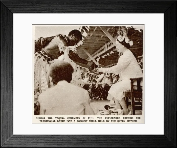 Framed Print : Queen Mother / Fiji Nz Framed Print : Queen Mother / Fiji Nz