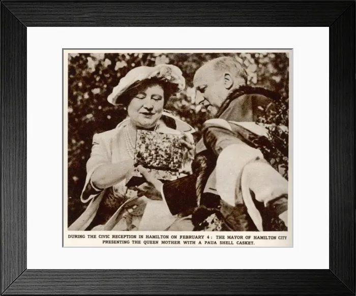 Framed Print : Queen Mother / New Zealand Framed Print : Queen Mother / New Zealand