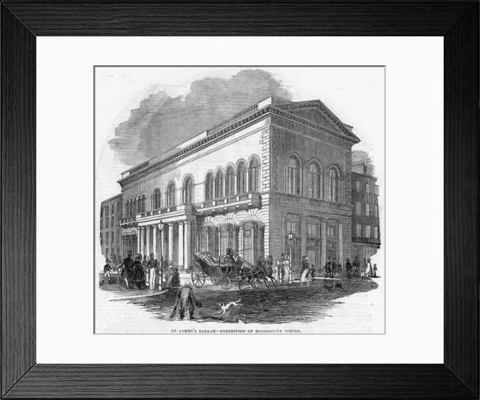 Framed Print : St Jamess Bazaar Framed Print : St Jamess Bazaar
