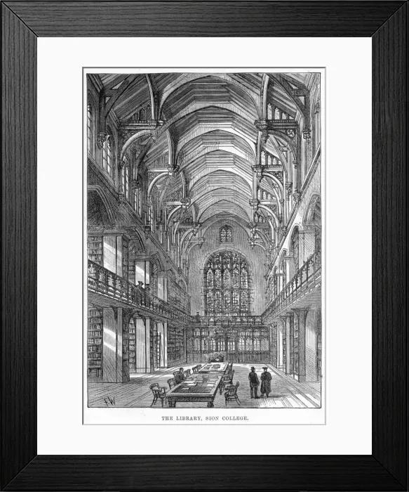 Framed Print : Sion College Library Framed Print : Sion College Library