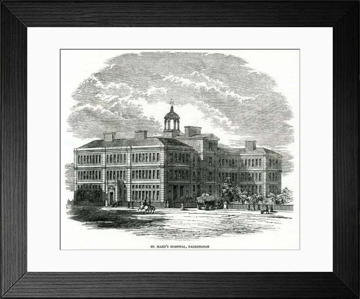 Framed Print : St. Marys Hospital, Paddington 1847 Framed Print : St. Marys Hospital, Paddington 1847