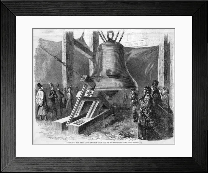 Framed Print : Casting Big Ben Framed Print : Casting Big Ben