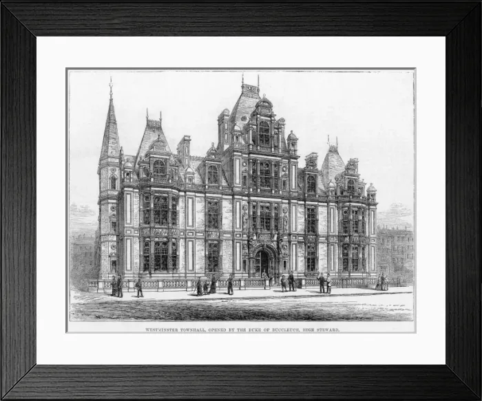 Framed Print : Westminster Town Hall Framed Print : Westminster Town Hall