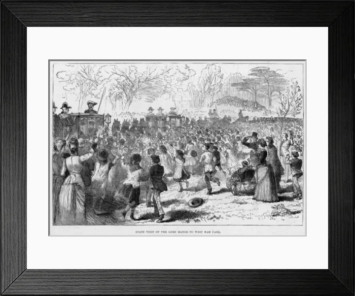 Framed Print : West Ham Park