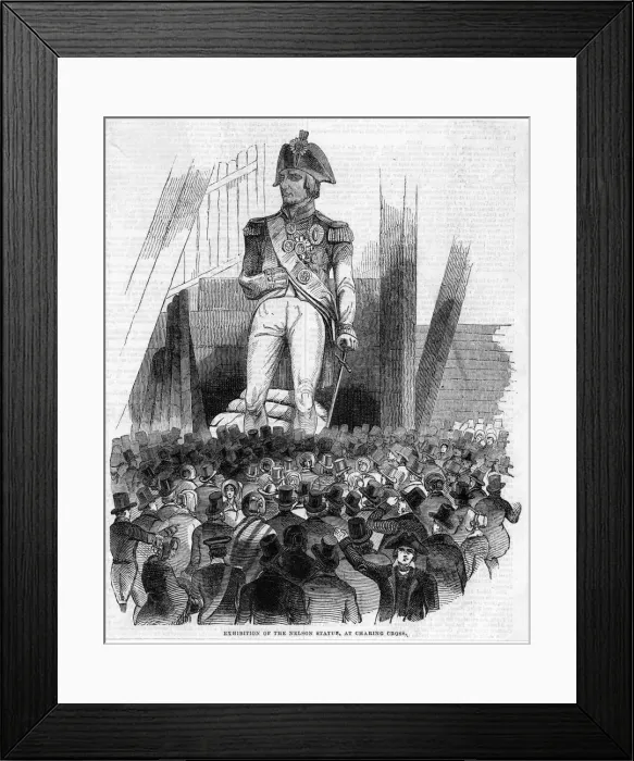 Framed Print : Nelson Statue Framed Print : Nelson Statue