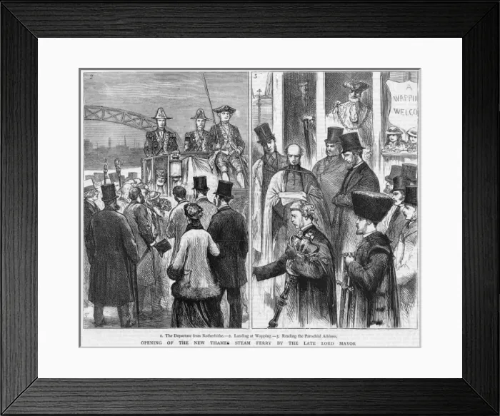 Framed Print : Rotherhithe Ferry Framed Print : Rotherhithe Ferry
