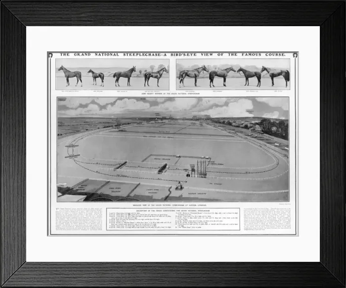 Framed Print : Grand National Course Framed Print : Grand National Course