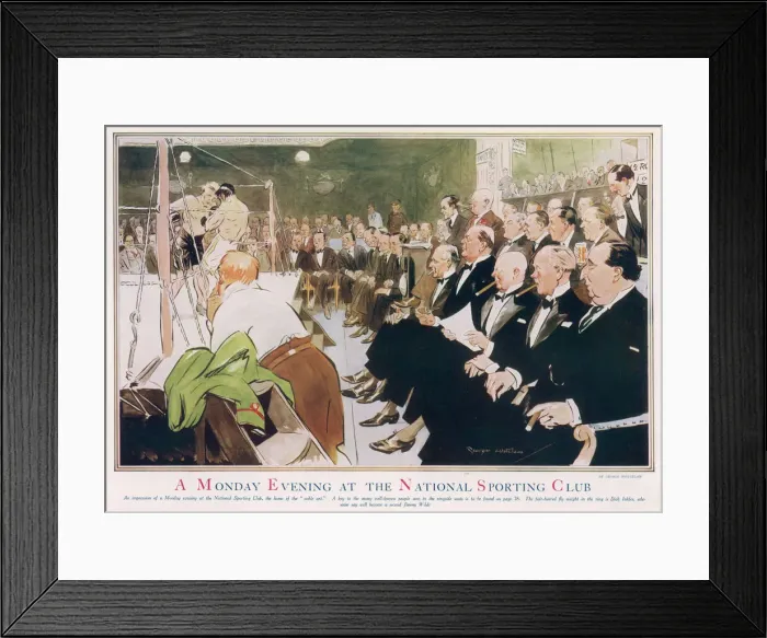 Framed Print : National Sporting Club