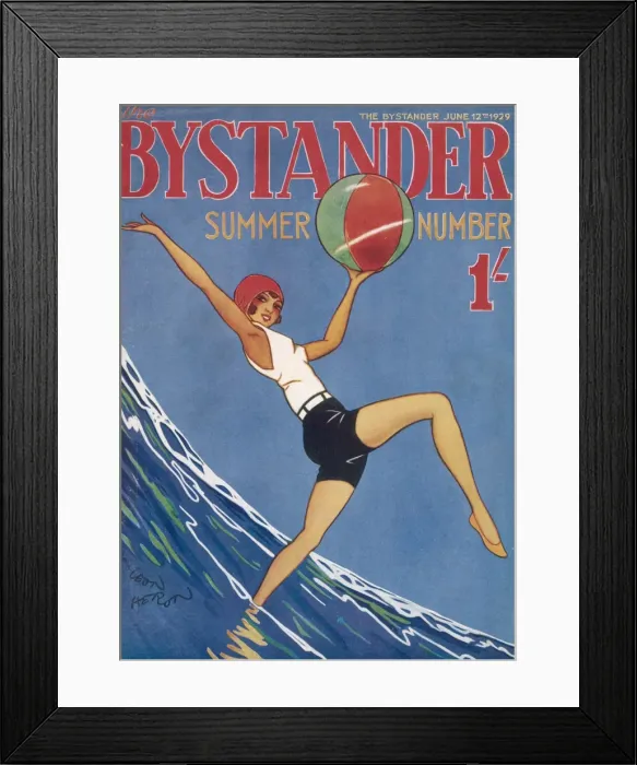 Framed Print : The Bystander Cover 1929 Framed Print : The Bystander Cover 1929