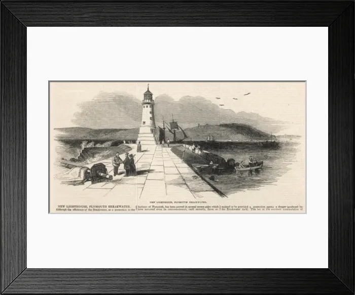 Framed Print : Iln Front Cover 1844