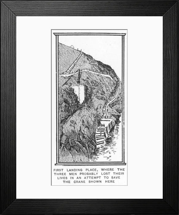 Framed Print : Flannan Isles Landing Framed Print : Flannan Isles Landing