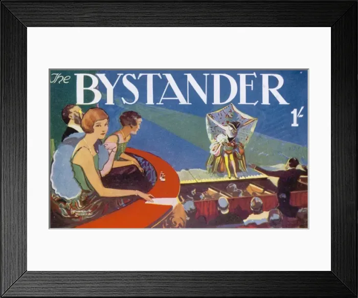 Framed Print : The Bystander Masthead Framed Print : The Bystander Masthead