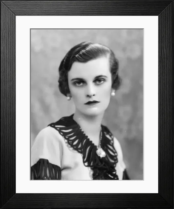 Framed Print : Margaret Whigham, Duchess of Argyle Framed Print : Margaret Whigham, Duchess of Argyle