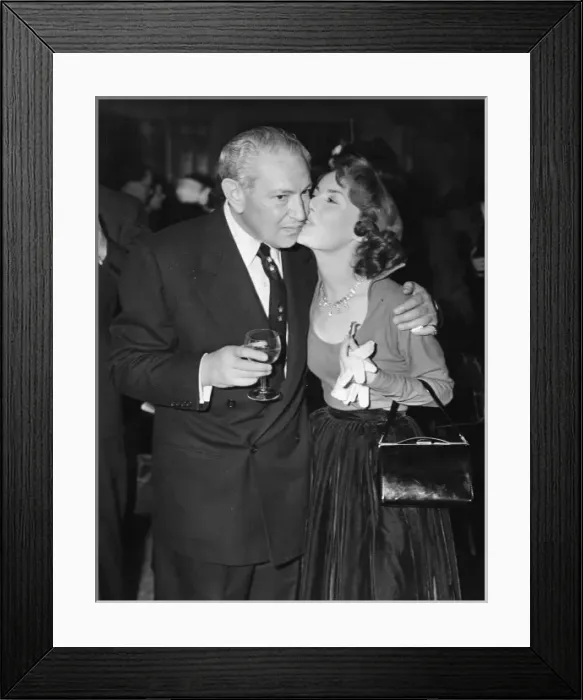 Framed Print : Petula Clark and Max Factor Framed Print : Petula Clark and Max Factor