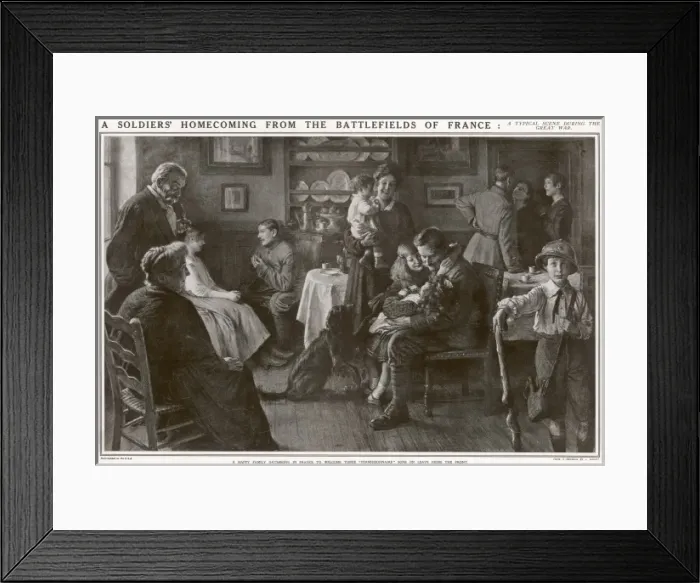 Framed Print : A Soldiers Homecoming Framed Print : A Soldiers Homecoming