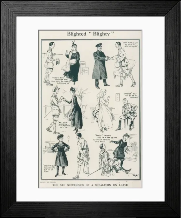 Framed Print : Blighted Blighty