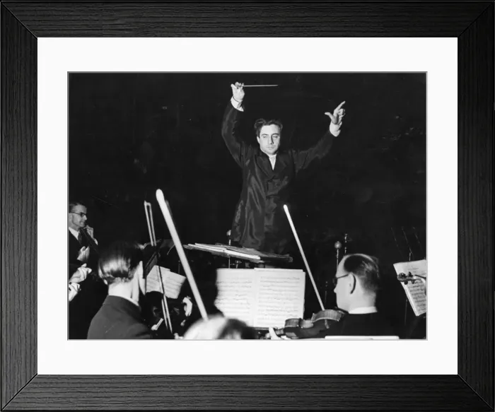 Framed Print : Sir John Barbirolli Framed Print : Sir John Barbirolli