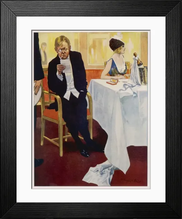 Framed Print : Receiving the Check Framed Print : Receiving the Check