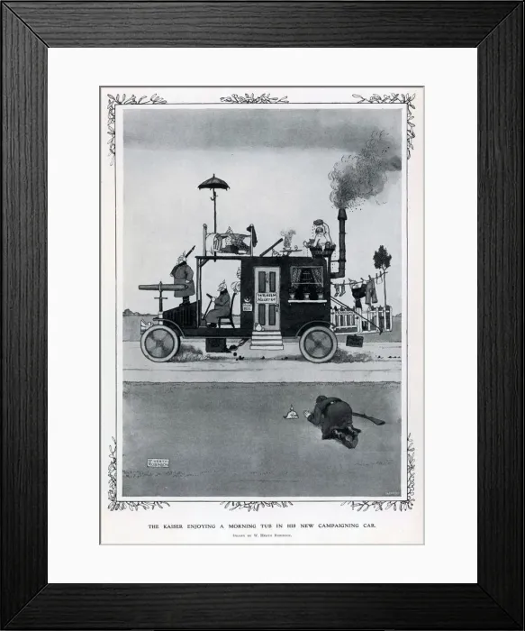 Framed Print : Kaisers Campaigning Car Framed Print : Kaisers Campaigning Car