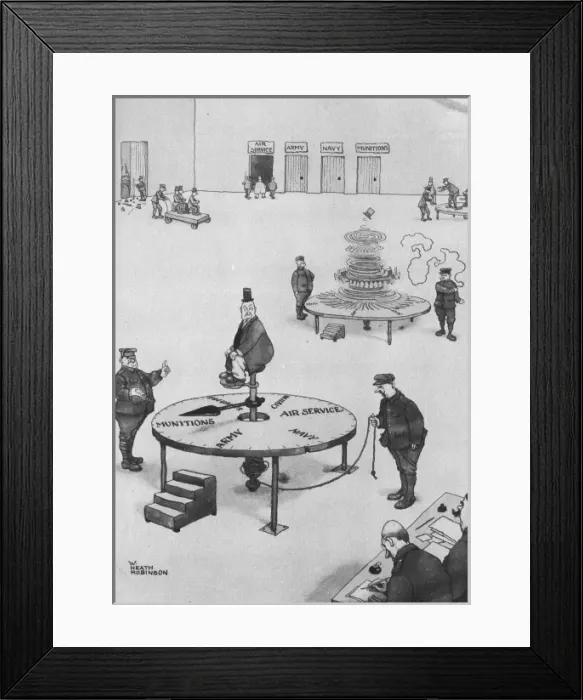 Framed Print : Man Power in the Recruitment Office Framed Print : Man Power in the Recruitment Office