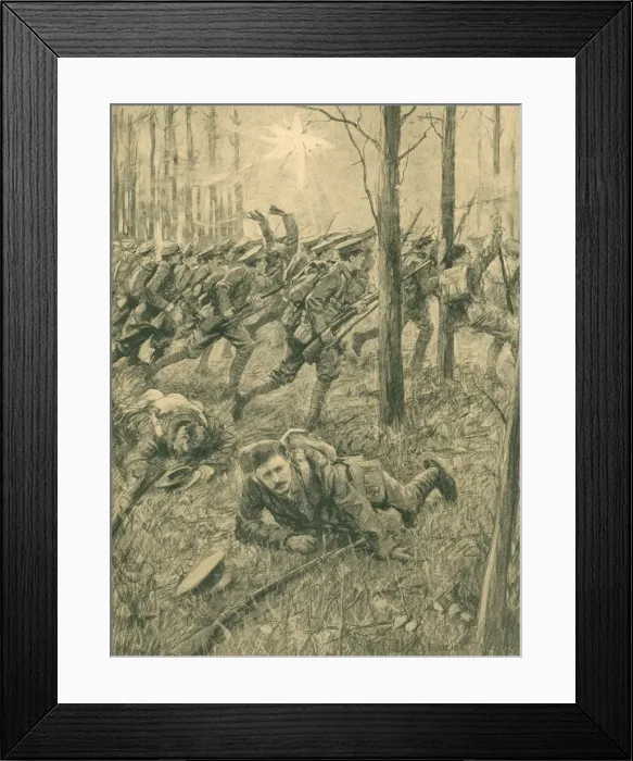 Framed Print : Allies Shoulder to Shoulder at Ypres