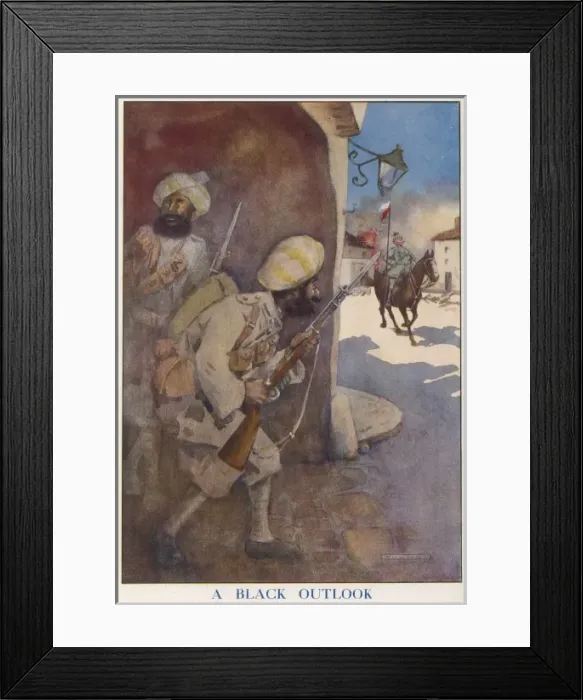 Framed Print : A Black Outlook Framed Print : A Black Outlook