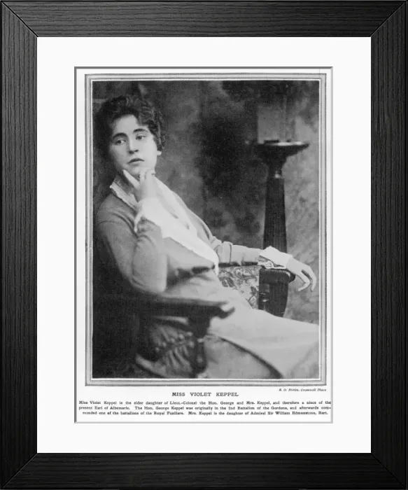 Framed Print : Violet Keppel Trefusis Framed Print : Violet Keppel Trefusis