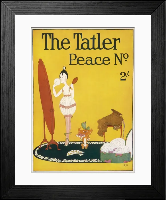 Framed Print : The Tatler Peace Number Framed Print : The Tatler Peace Number