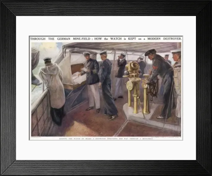 Framed Print : Through the Mine-Field Framed Print : Through the Mine-Field
