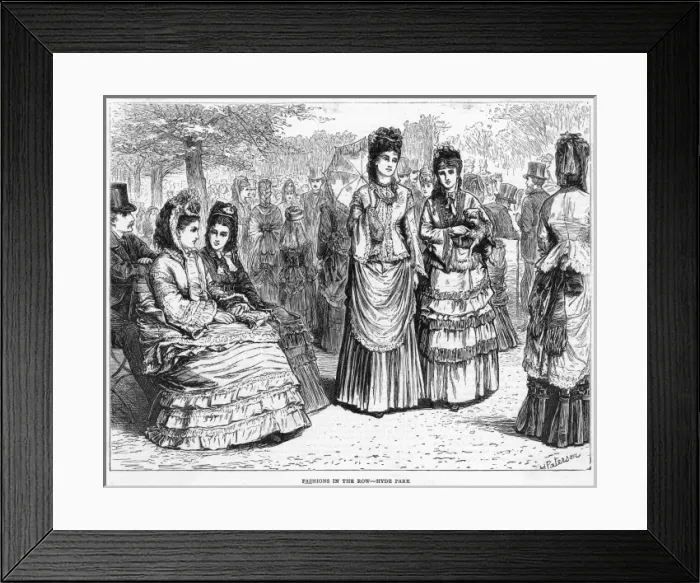 Framed Print : Hyde Park 1871