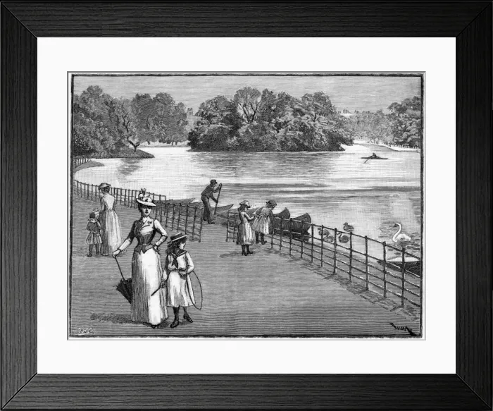 Framed Print : Regents Park Lake Framed Print : Regents Park Lake
