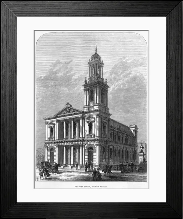 Framed Print : The City Temple Framed Print : The City Temple