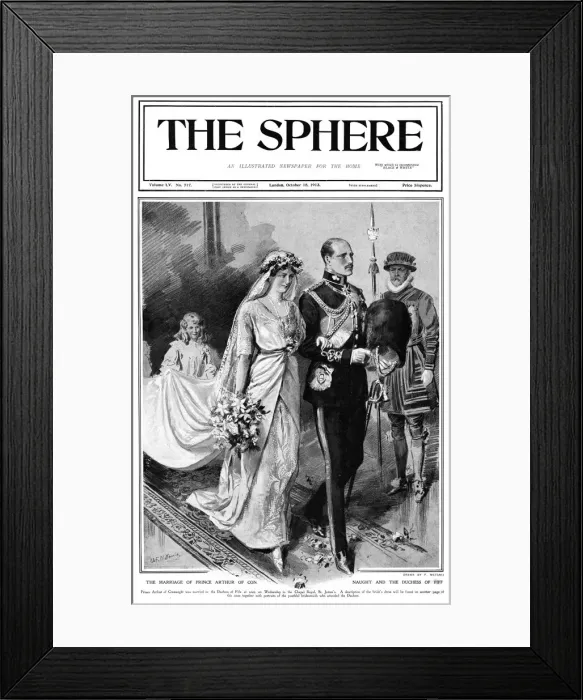 Framed Print : Marriage Connaught Fife Framed Print : Marriage Connaught Fife